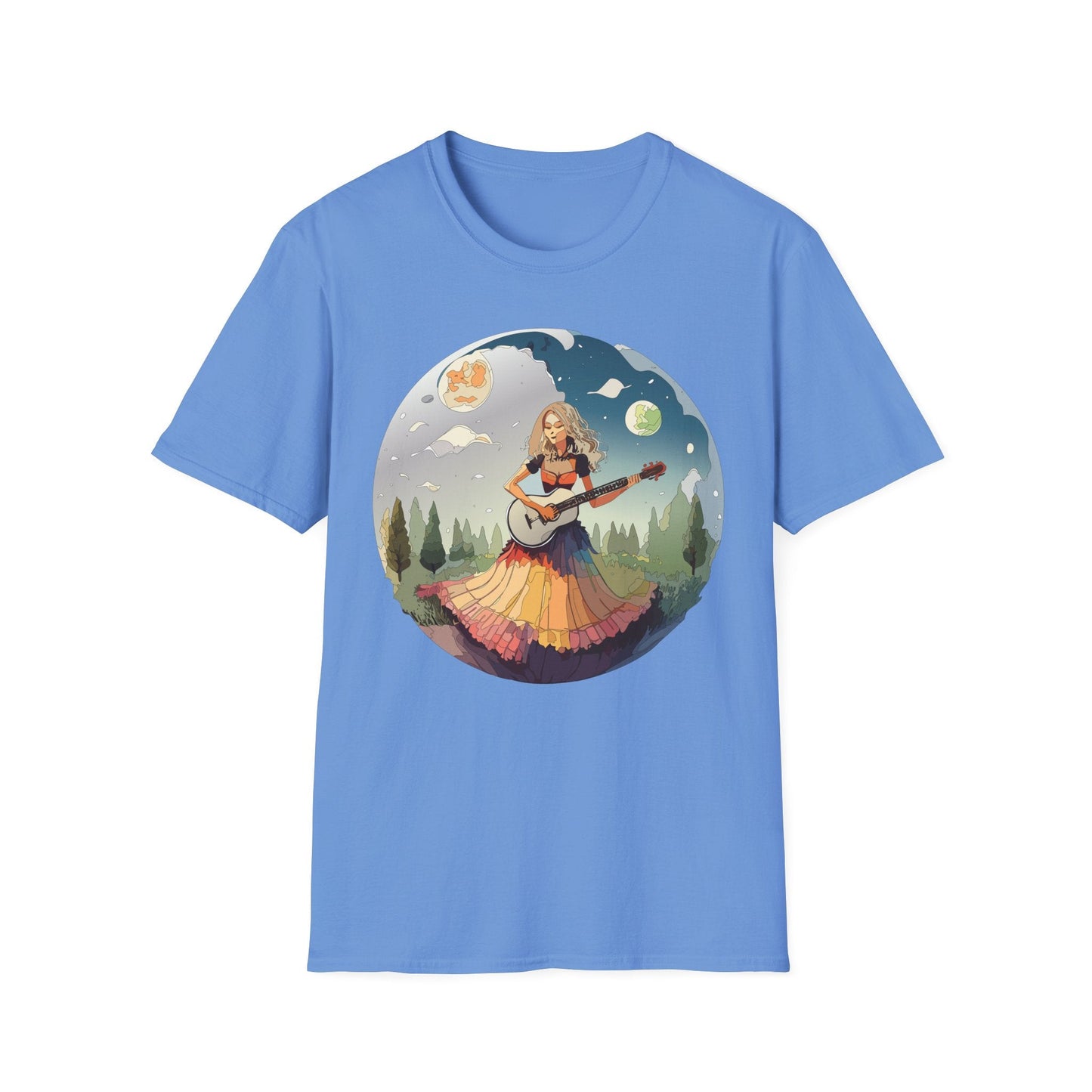 Womens Graphic T Shirts Art Design Tee Softstyle 64000 Ring Spun Cotton Comfort Everyday