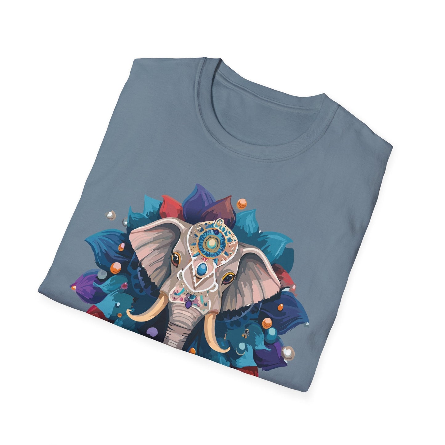 Elephant T Shirt Unisex Softstyle 64000 Short Sleeve Cotton Tee Comfortable Everyday Wear