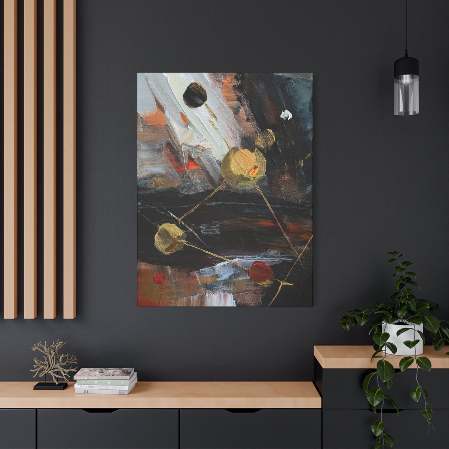 Abstract Oil Painting Print Canvas 20x24,20x30,24x30 24x32,24x36,30x40 32x48,36x48,40x60 Pine-Wood Inner Frame ABS-68