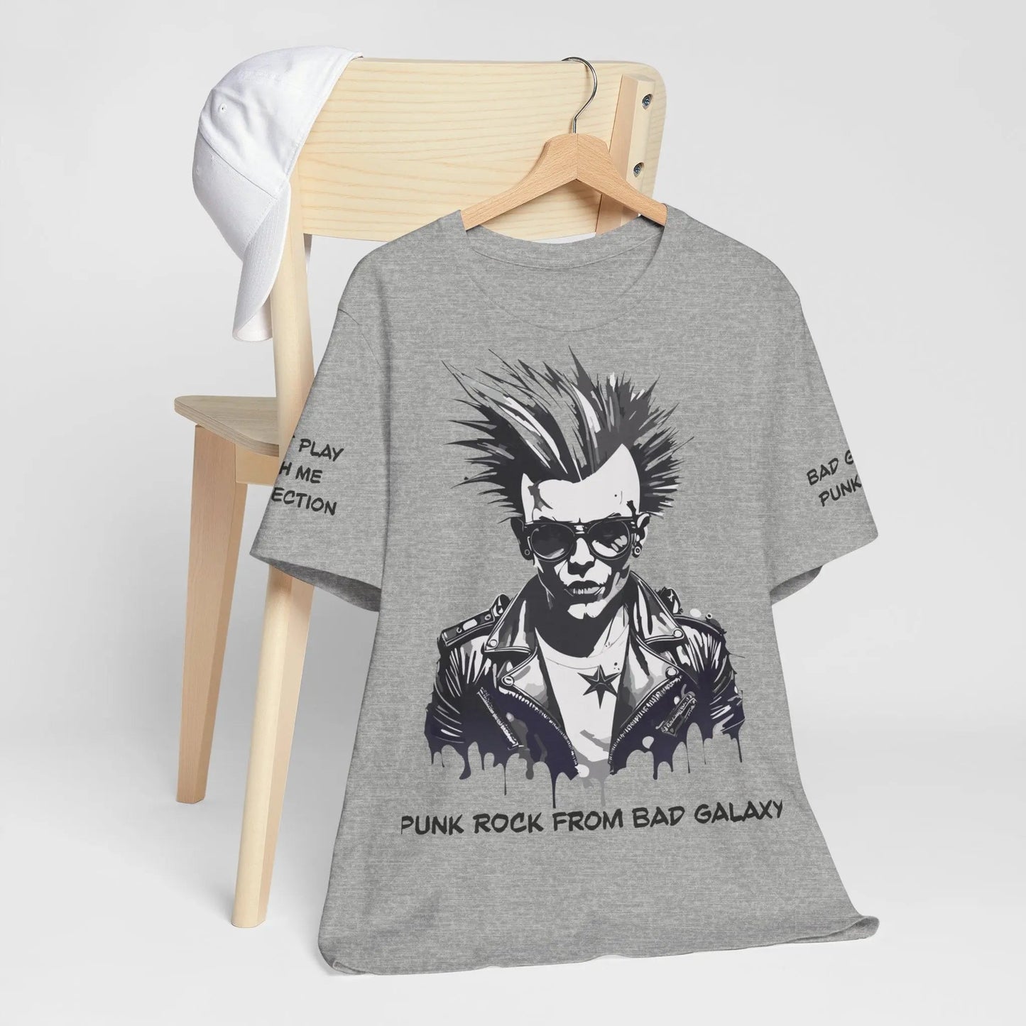 Punk Rock Tee Shirt 100 Percent Cotton Made To Order Eco Friendly Print Free Shipping Limited Time