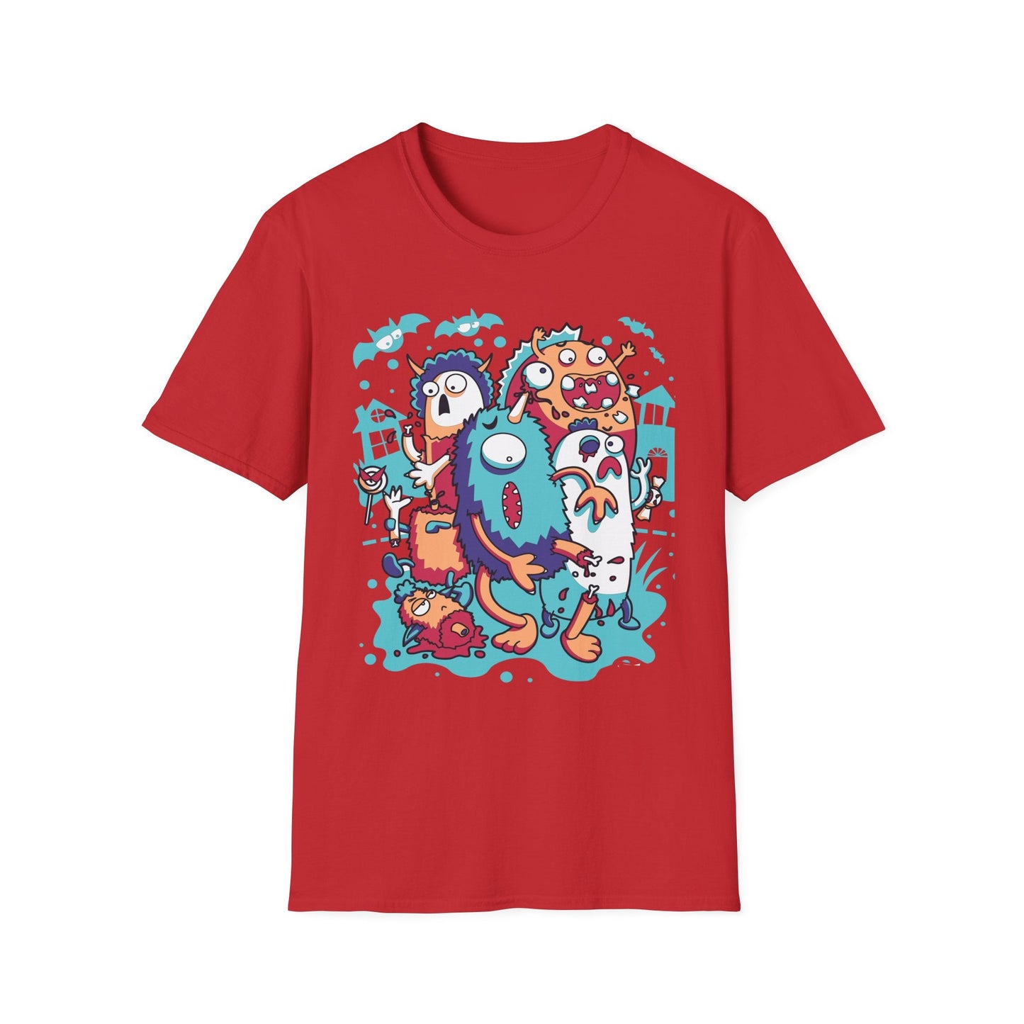 Cartoon T Shirt Animation Tee Funny Graphic Unisex Softstyle 100 Percent Ring Spun Cotton Tee