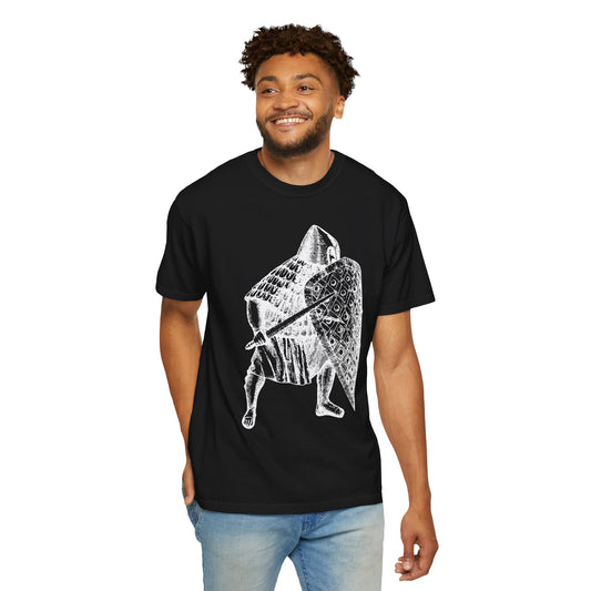 Unisex T-shirt with Knight in Armor