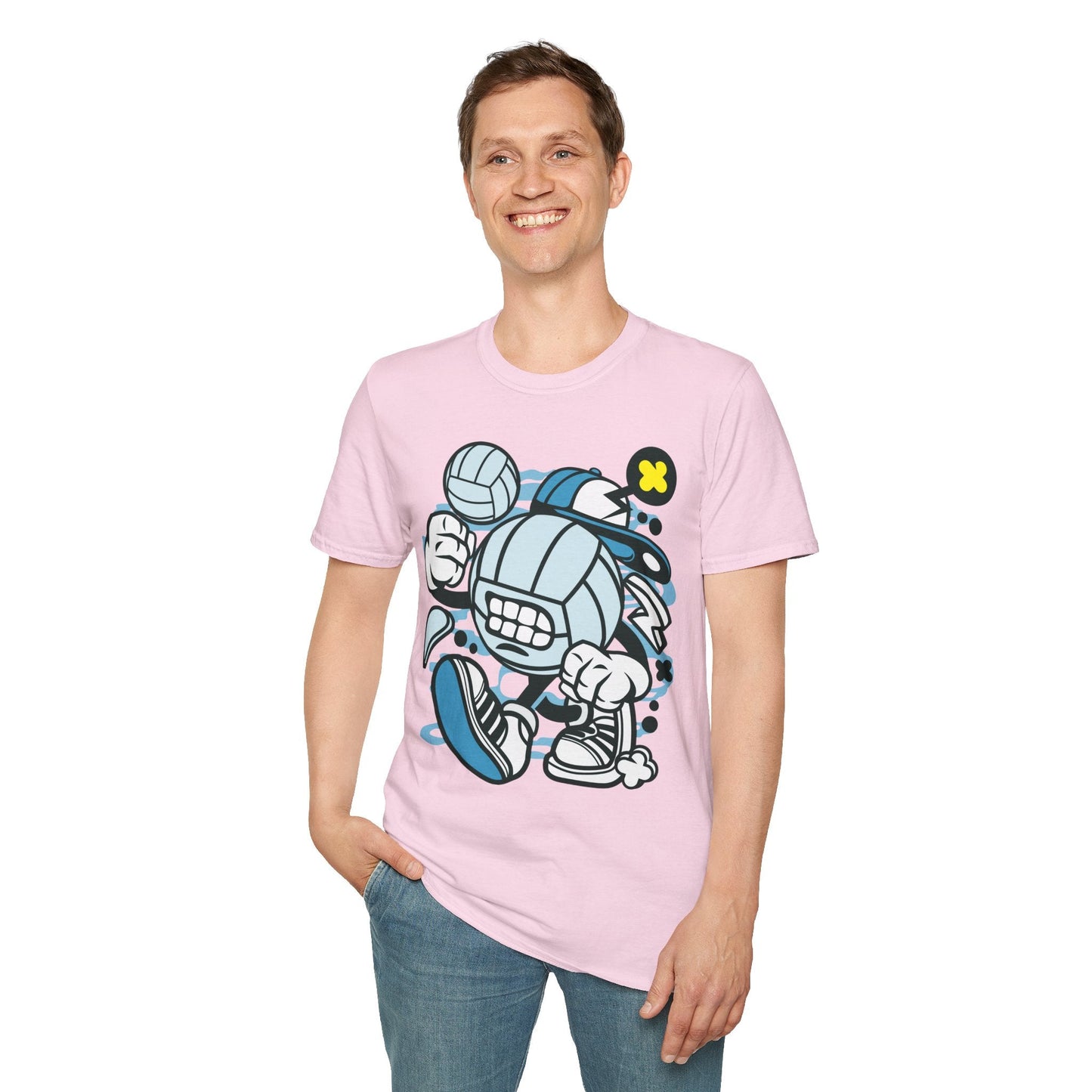 Unisex Cartoon T Shirt Animation Tee Funny Design Gildan Softstyle 64000 100 Percent Cotton