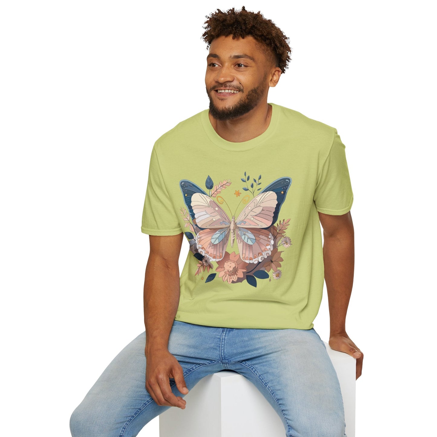 Monarch Butterfly Shirt Unisex Softstyle T Shirt 100 Percent Ring Spun Cotton Gildan 64000