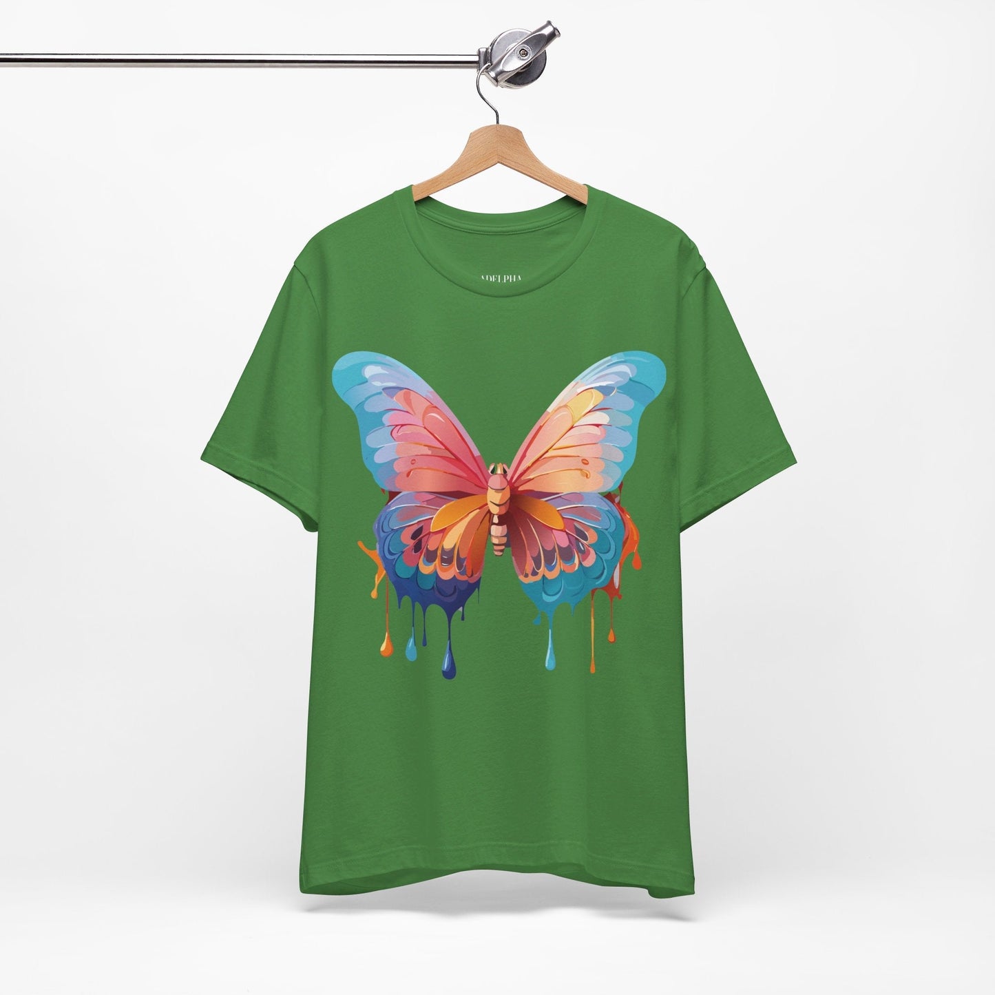 Butterfly Graphic Tee Adelpha Unisex Short Sleeve Design Tee