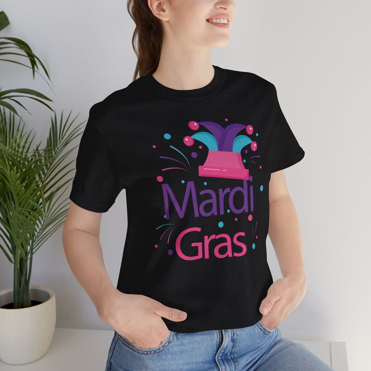 Unisex Cotton Tee Shirt for Mardi Gras