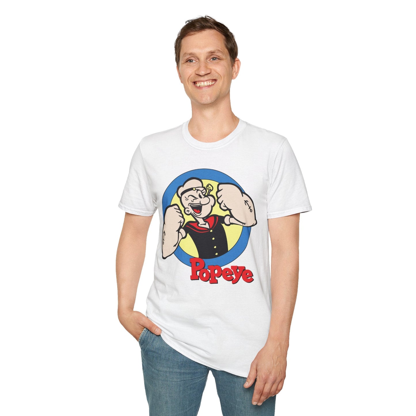 Unisex Cartoon T Shirt With Art Design Funny Animation Tee Gildan Softstyle 64000