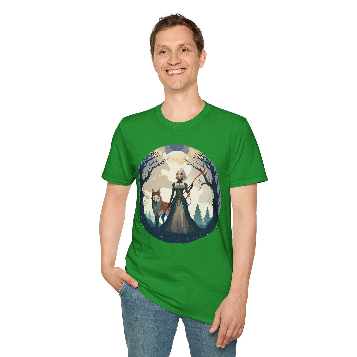 Womens Graphic T Shirts Ladies Art Design Tee Unisex Softstyle Cotton Tee Everyday Comfort