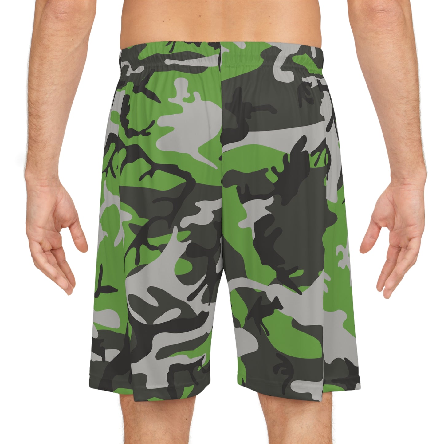 Basketballshorts mit Camouflage-Muster für Herren 