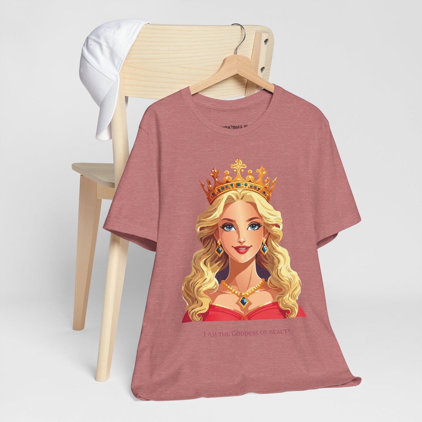 Goddess Shirt Unisex Graphic Cotton T Shirt Short Sleeve With Original Art By Retro2Nova