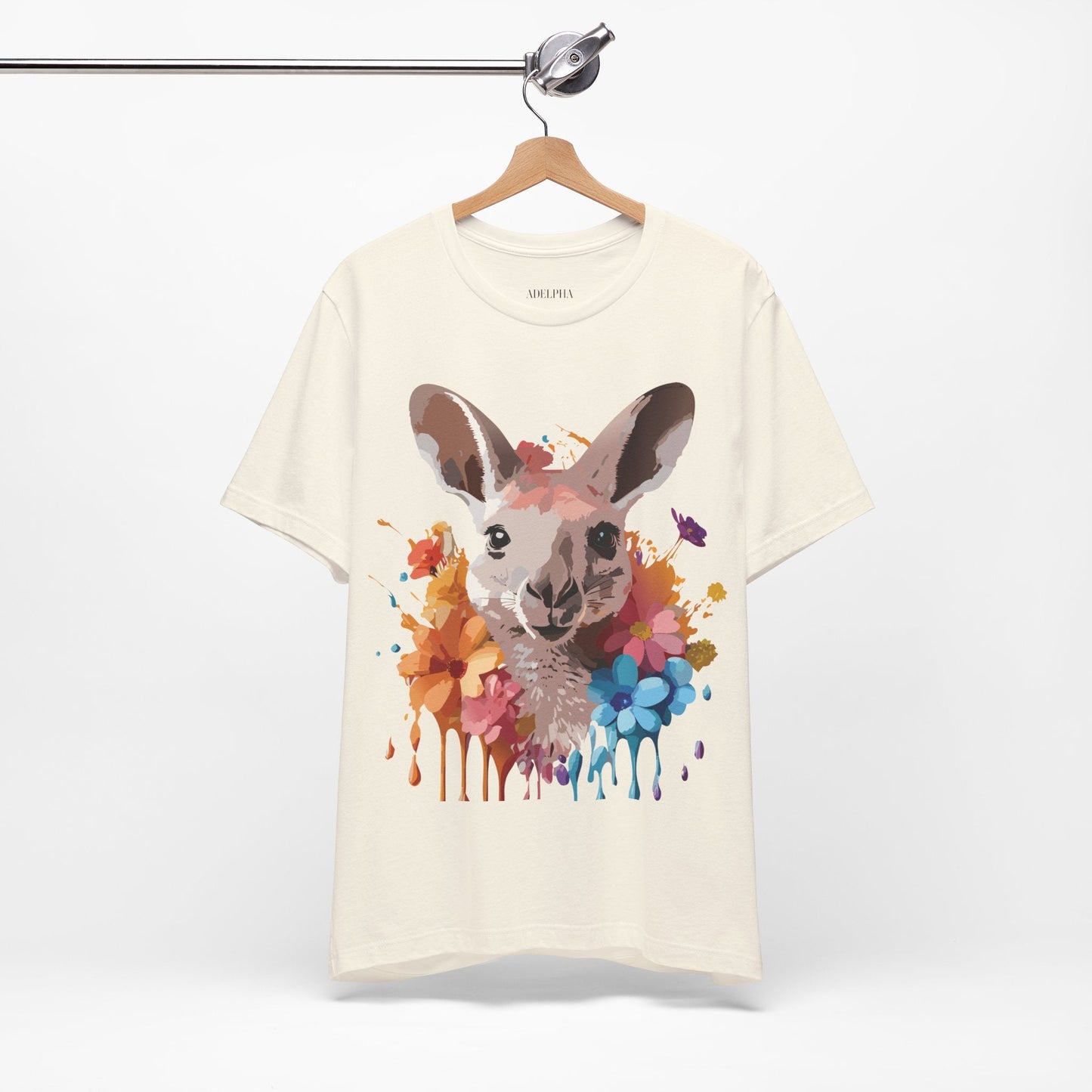 Kangaroo Graphic T Shirt Unisex Adelpha Art Design Tee Vintage Inspired Artwork For Everyday Style