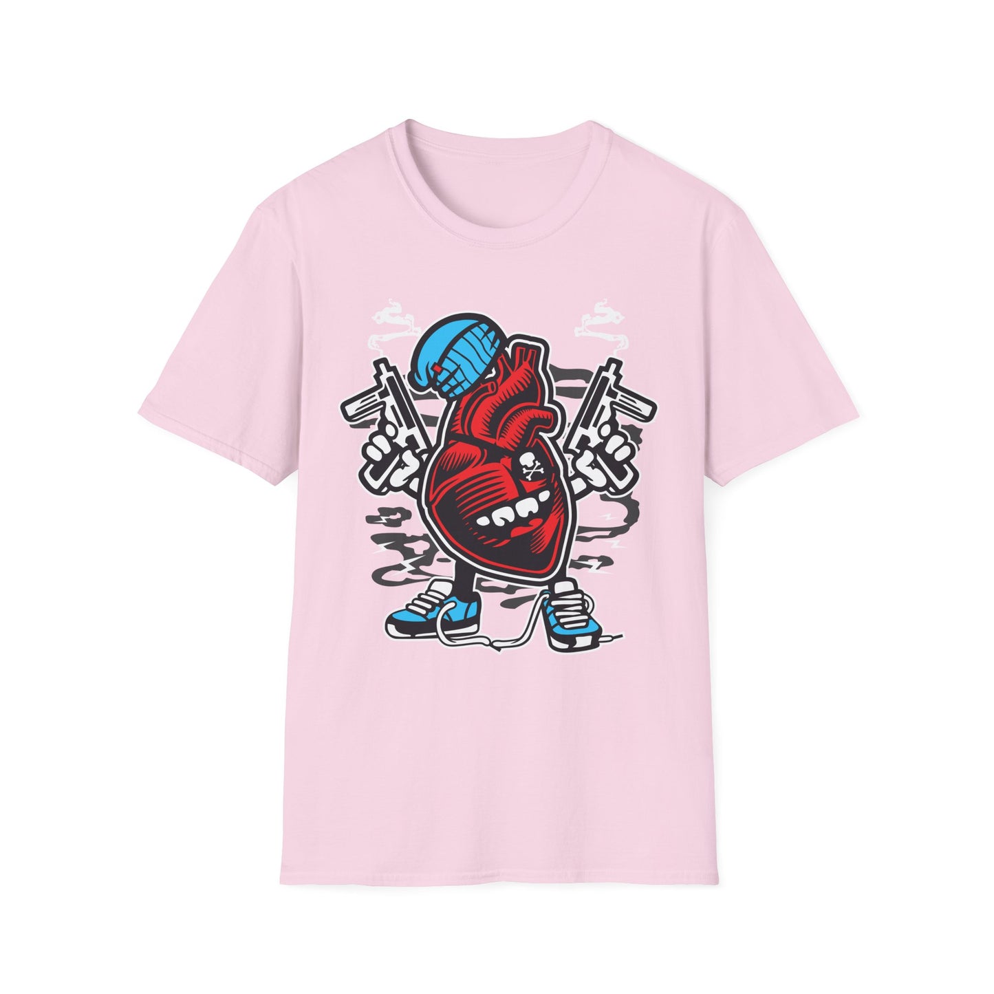 Unisex Cotton T-Shirt with Cartoon Graphic Design