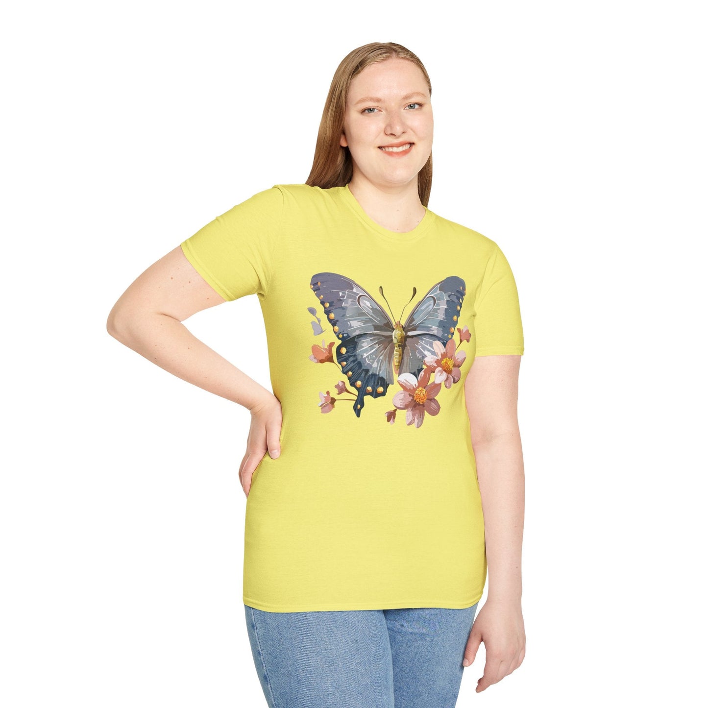 Butterfly Shirt Unisex T Shirt Monarch Butterfly Softstyle Tee Gildan 64000 Breathable Everyday Wear