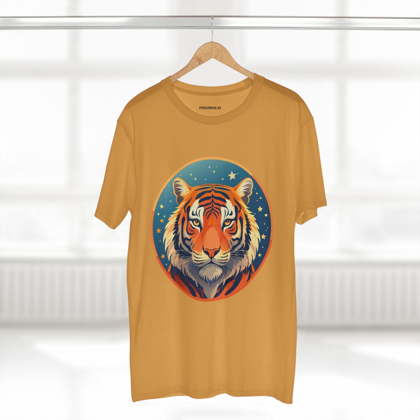 Unisex Premium Cotton Tiger Shirt Art Tee Original Design Animal Shirt Everyday Comfort Handmade Graphic Art Collection