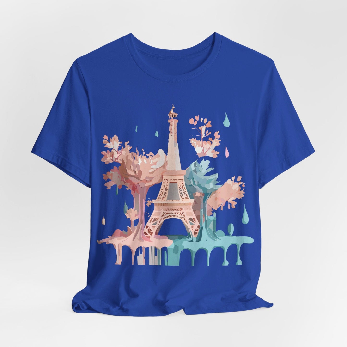 Unisex Paris Graphic Tee By Adelpha Vintage Inspired Tourist Shirt Short Sleeve Collection
