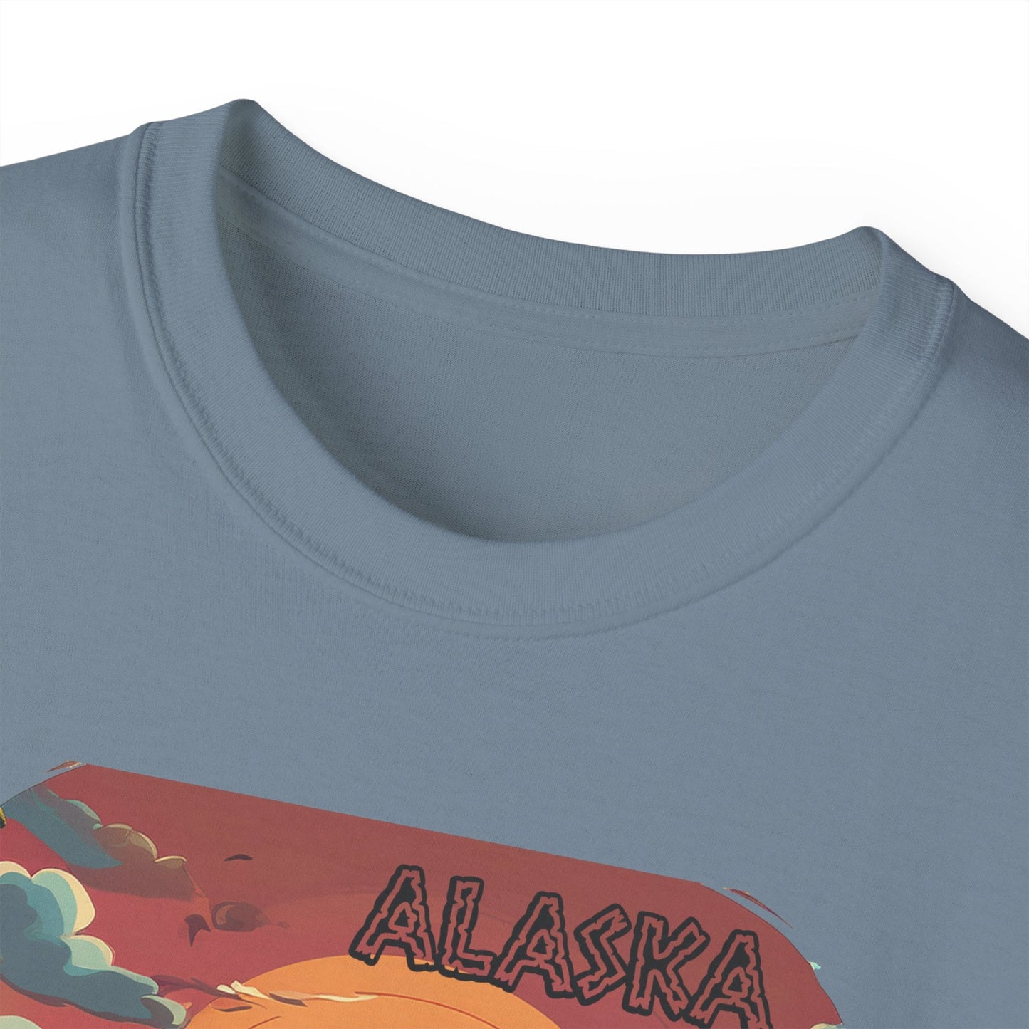 Alaska Graphic Unisex Cotton T‑Shirt 3