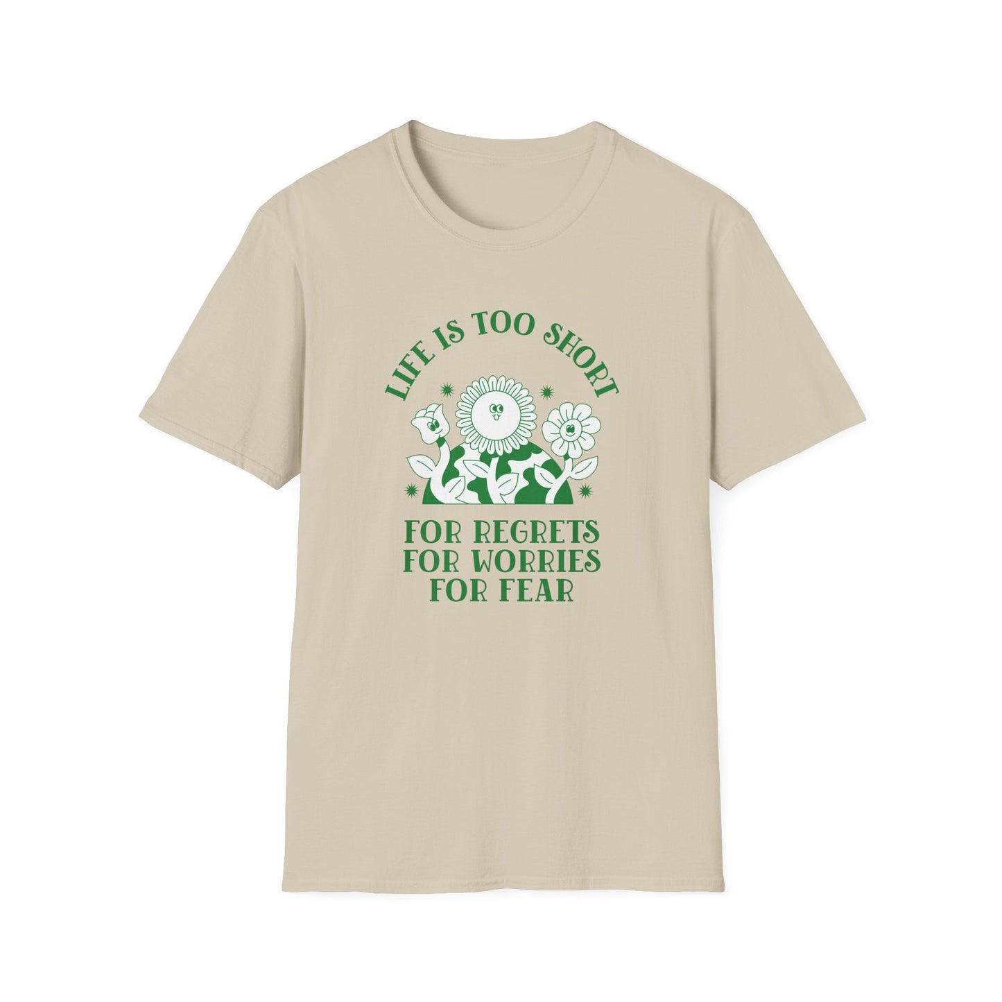 Positive Slogan T Shirts With Positive Words Tee Shirt Good Quotes Unisex Gildan Softstyle 64000 100 Percent Cotton