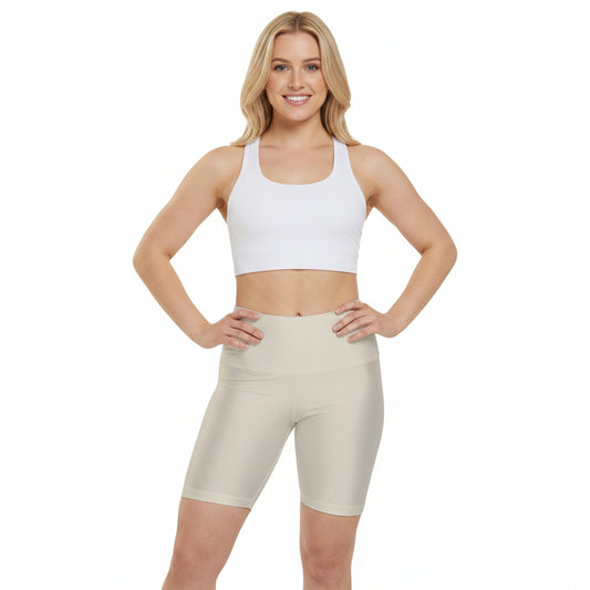 Bone Workout Shorts — Women's High-Waist Performance Biker Shorts