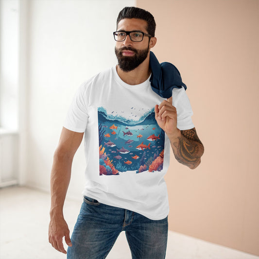 Ocean Pacific OP11 Ocean Shirt Unisex Premium Cotton Tee With Original Art Design Retro2Nova