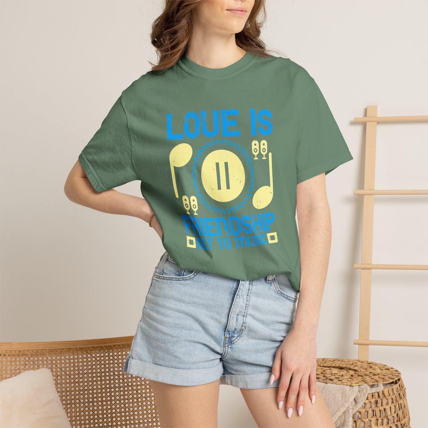 Music Graphic Design Unisex Cotton T-shirt m21