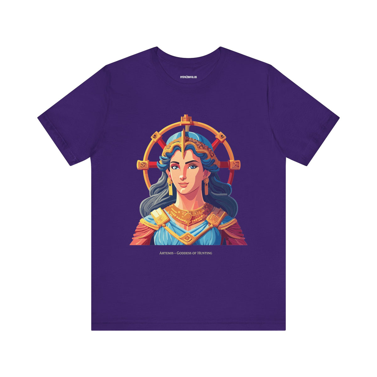 Goddess Graphic Unisex Cotton Bella+Canvas Tee with Artemis