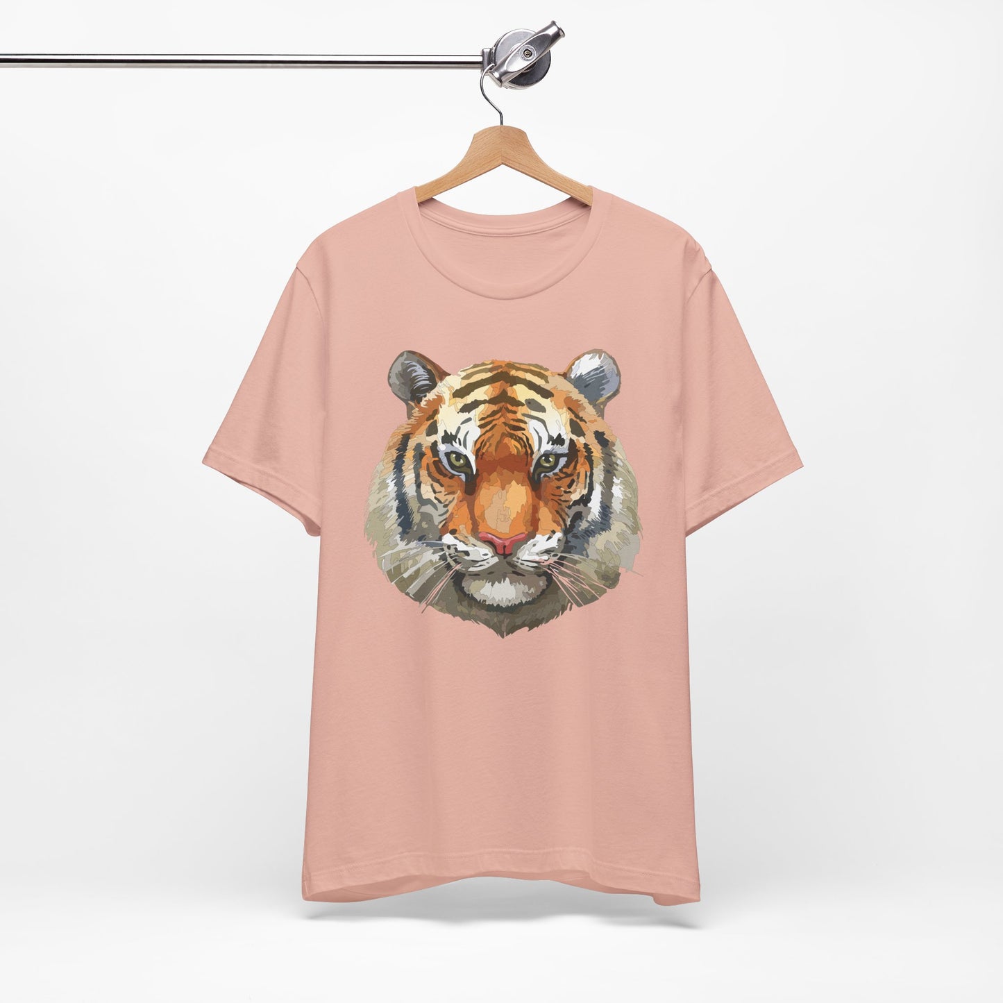 Unisex Tiger Tee, Animal Shirt, Tee Shirt with Tiger, Safari T-Shirt, Animal Tees, Big Cat Shirt, Safari T-Shirt 4