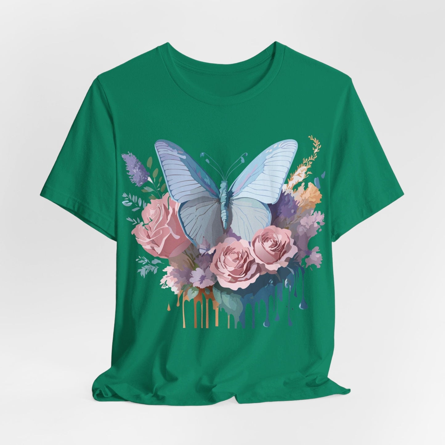Butterfly Graphic Tee Unisex Jersey Short Sleeve Adelpha Vintage Art Design