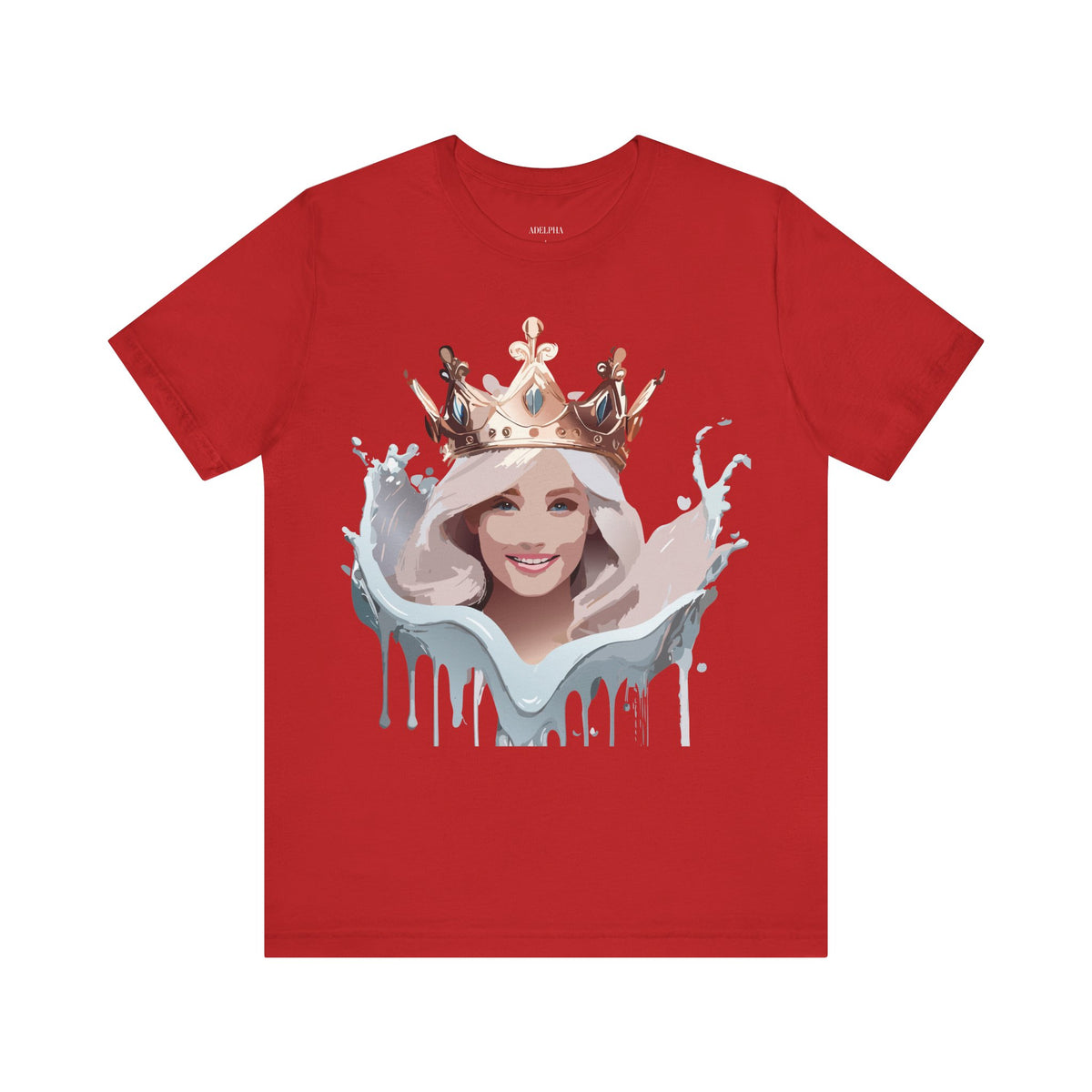 Queen Graphic Unisex Cotton Bella+Canvas Tee with Art Design m178