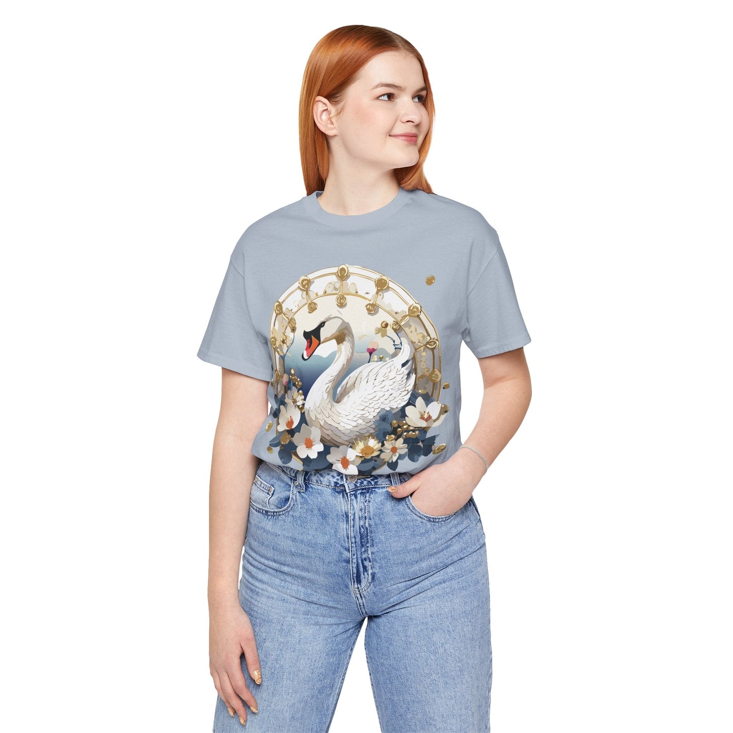 Adelpha Medallion Graphic Tee Unisex Jersey Short Sleeve Art Design Shirt Premium Comfort