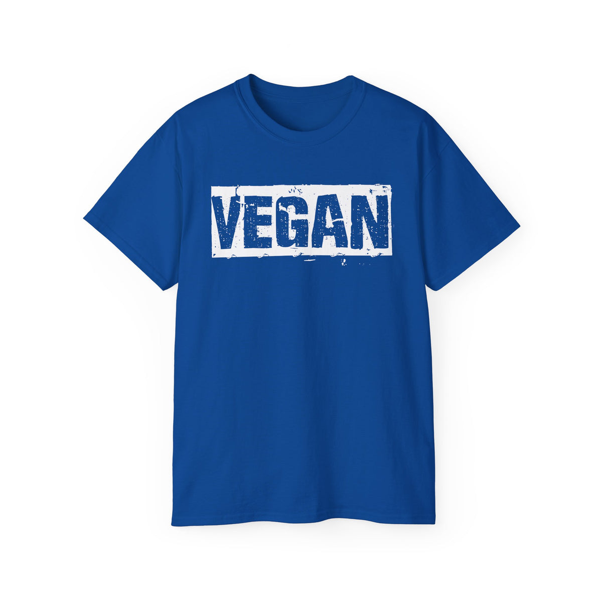 Vegan Block Stamp Tee | Bold Text Graphic T-Shirt