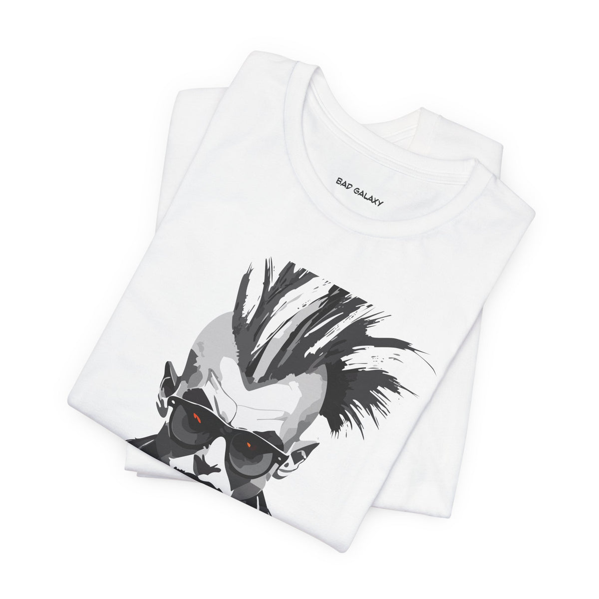 Punk Rock Graphic Unisex Cotton Bella+Canvas Tee with Art Design b31