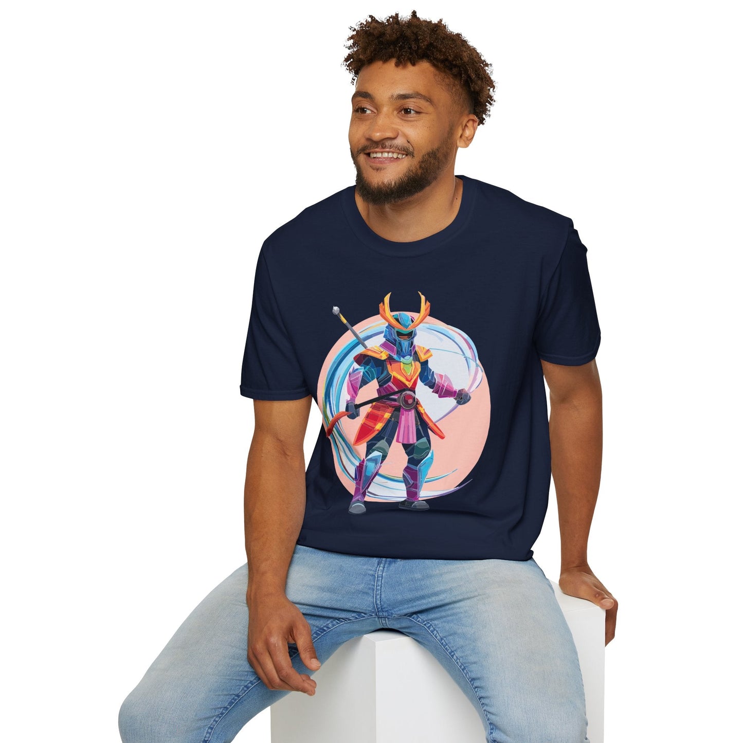Samurai Shirt Unisex Softstyle T Shirt Gildan 64000 Ring Spun Cotton Tee For Everyday Comfort