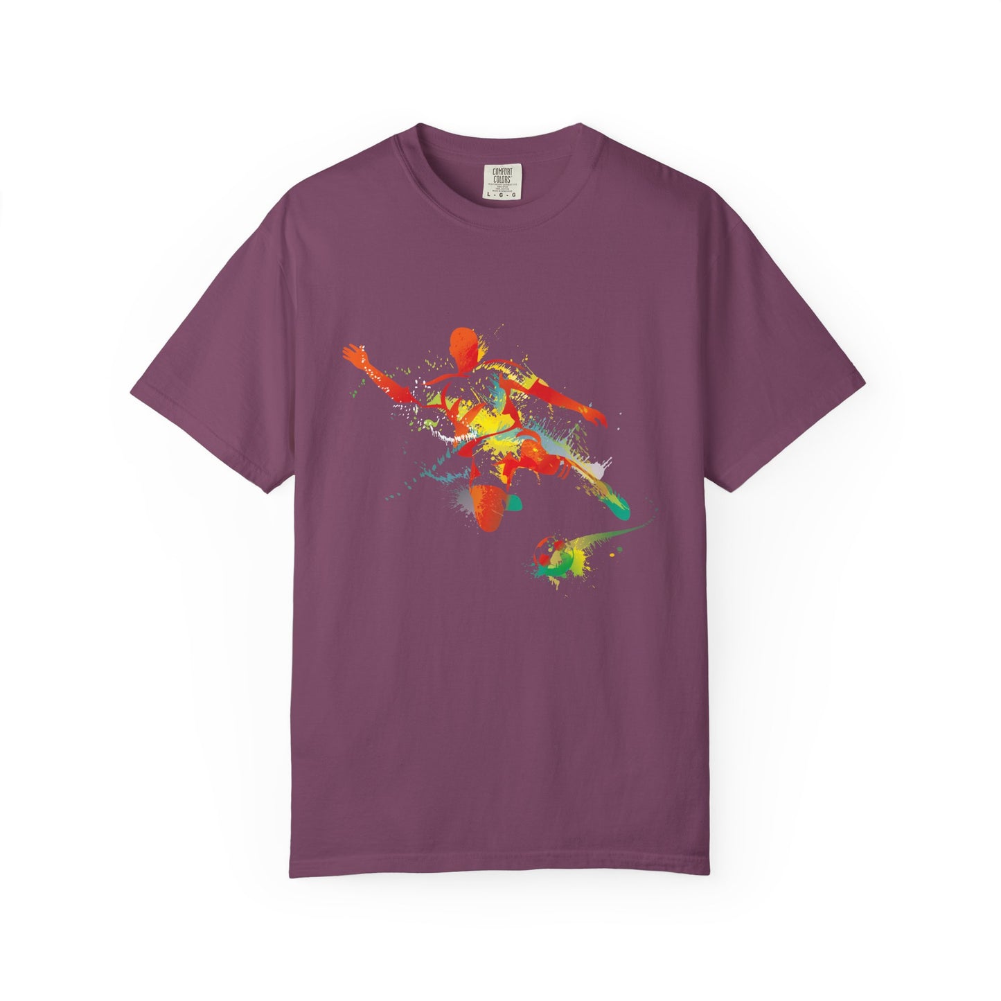 Sports Graphic Unisex T-Shirt Garment Dyed Cotton Relaxed Fit Comfort Colors 6
