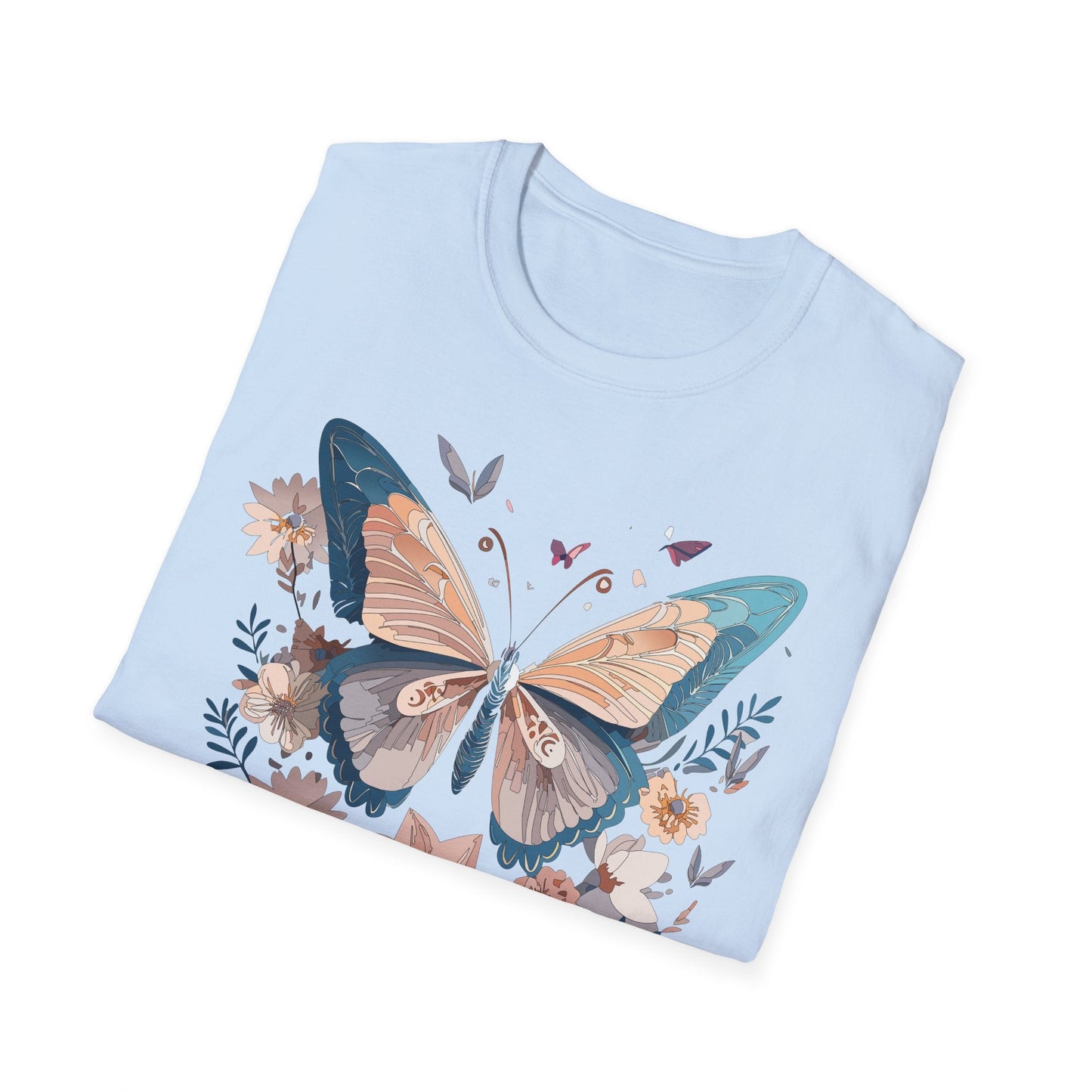 Monarch Butterfly T Shirt Unisex Softstyle Gildan 64000 Tee Lightweight Comfort Fit