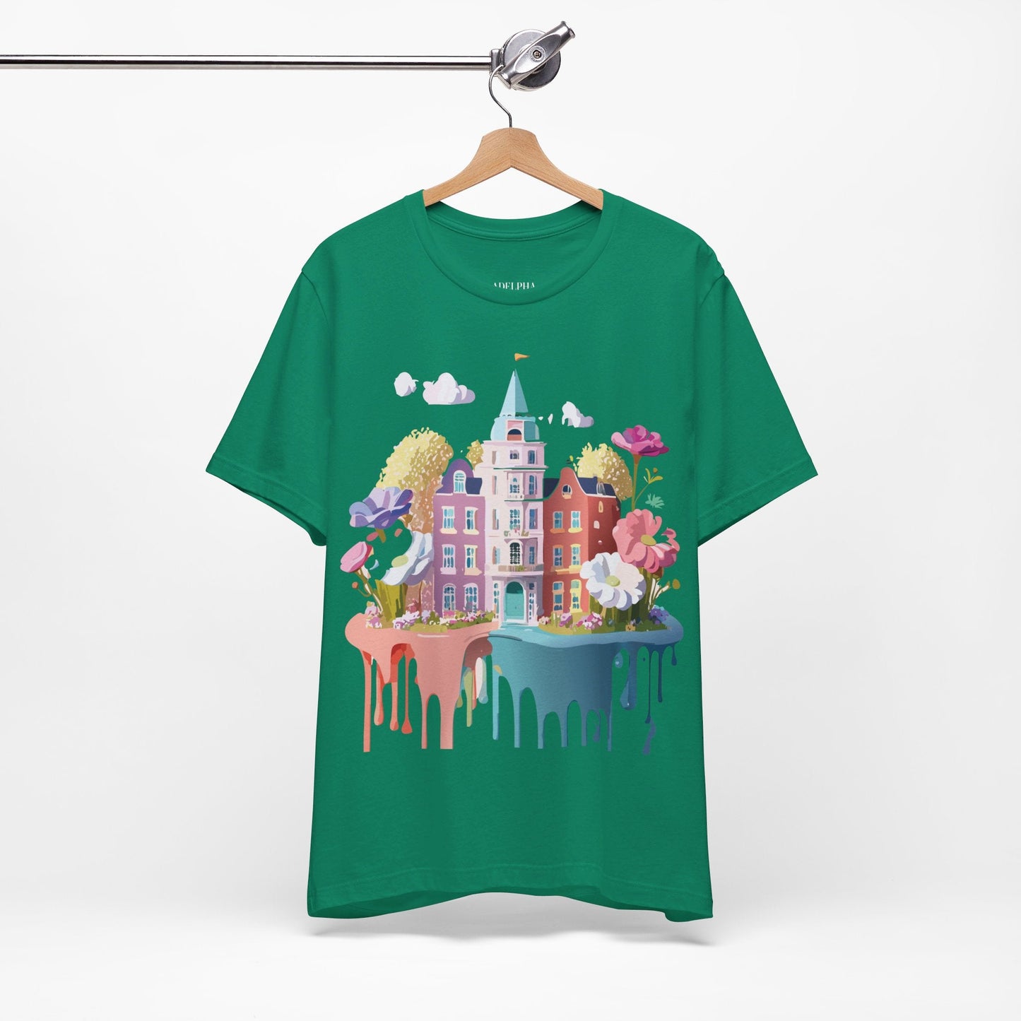 Amsterdam Tourist Shirt Unisex Graphic Tee Vintage Inspired Artwork Art Design By Adelpha