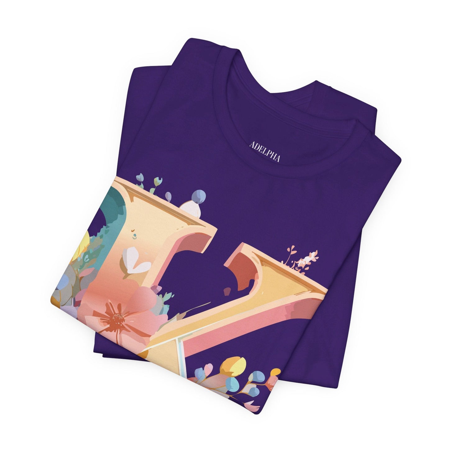 Unisex Letter K Graphic Tee By Adelpha Vintage Inspired Artwork Short Sleeve Shirt