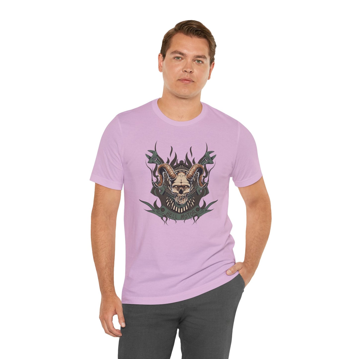 Gothic Skull Graphic Design Unisex Cotton Tee Art-49