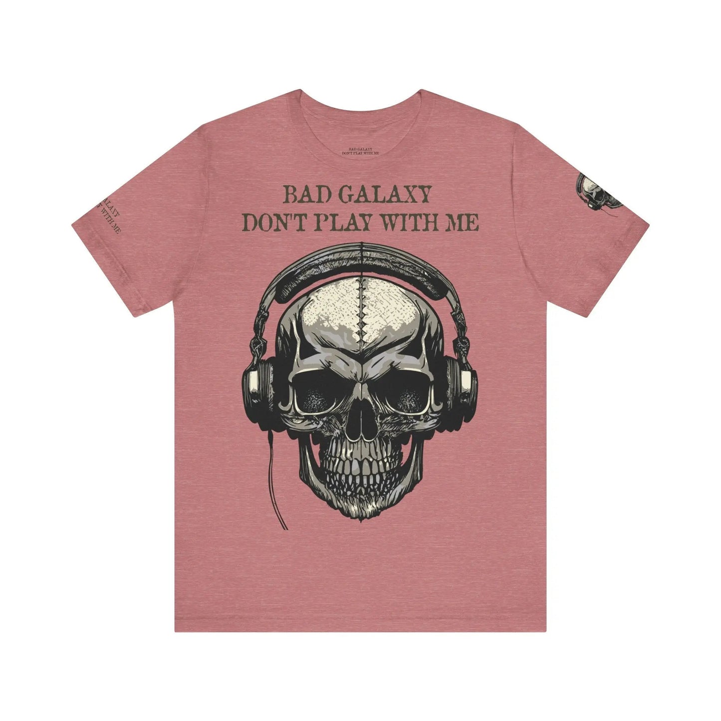 Skull T Shirt From Bad Galaxy Made To Order 100 Percent Cotton With Eco Friendly Inks Free Shipping