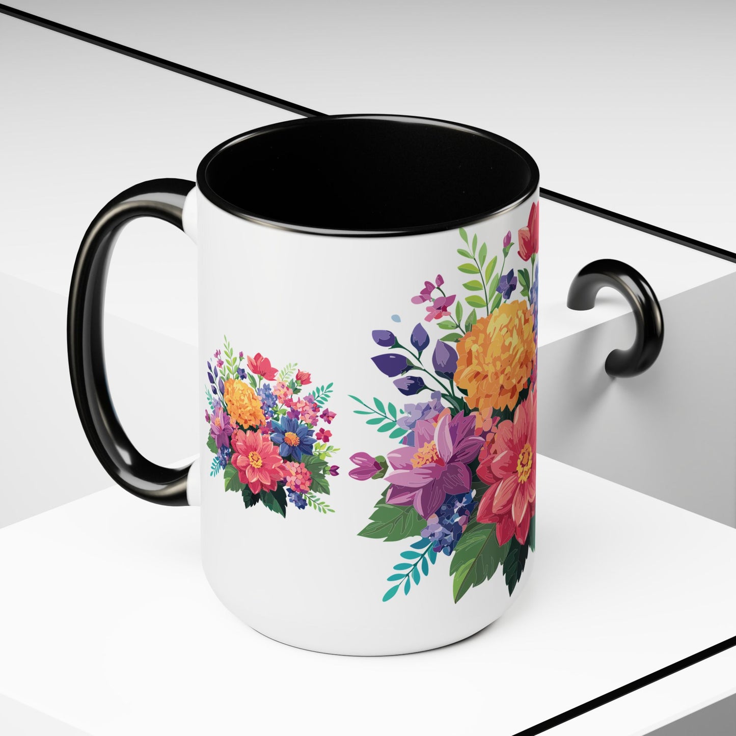 Floral Mug, Floral Cup