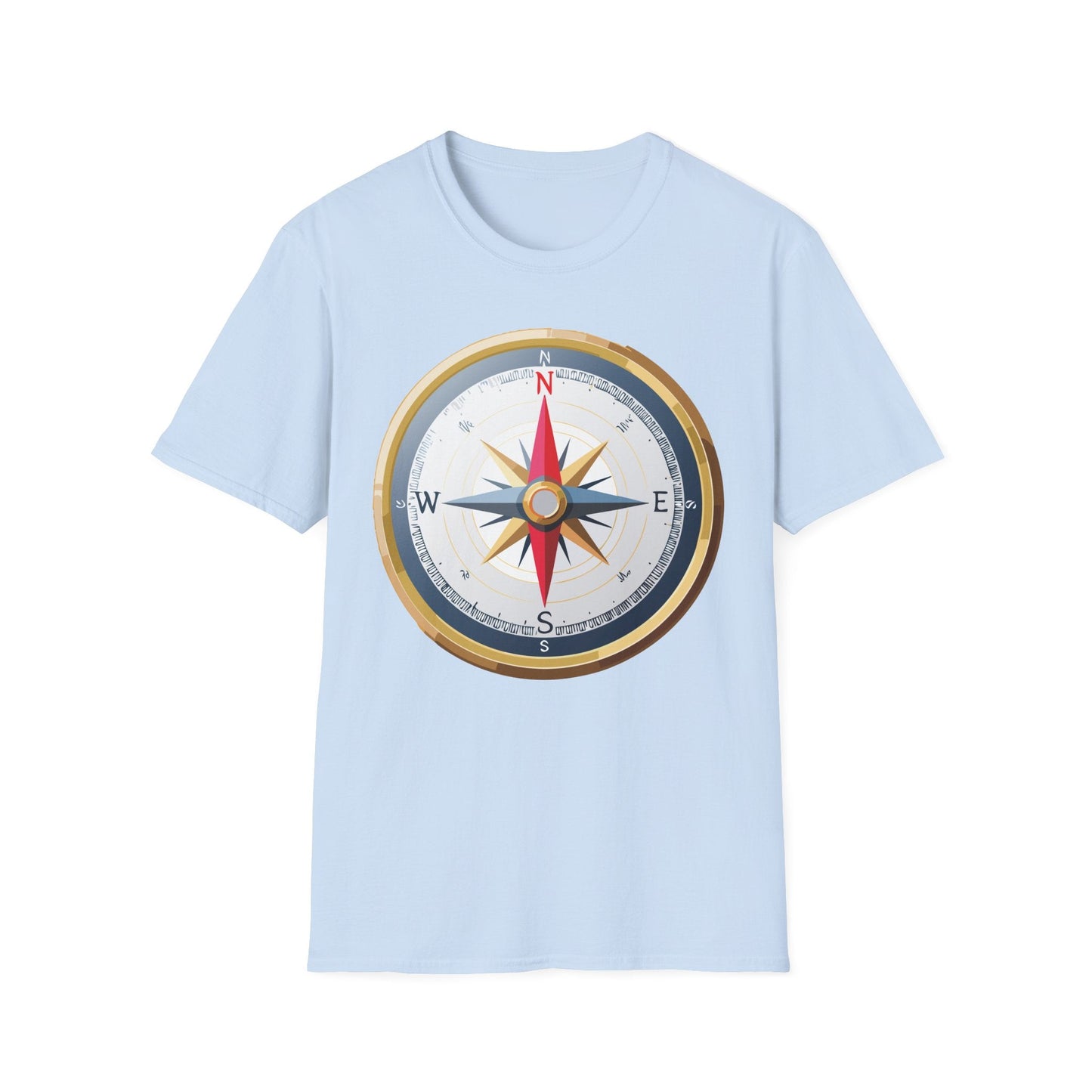 Compass Navigator Graphic Tee Unisex 100 Cotton 22