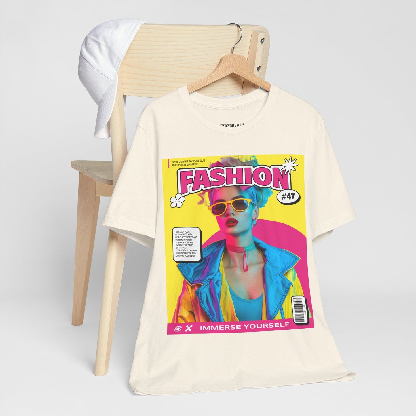 Magazine Cover Shirt Unisex Jersey Short Sleeve Tee Lightweight Breathable Fabric