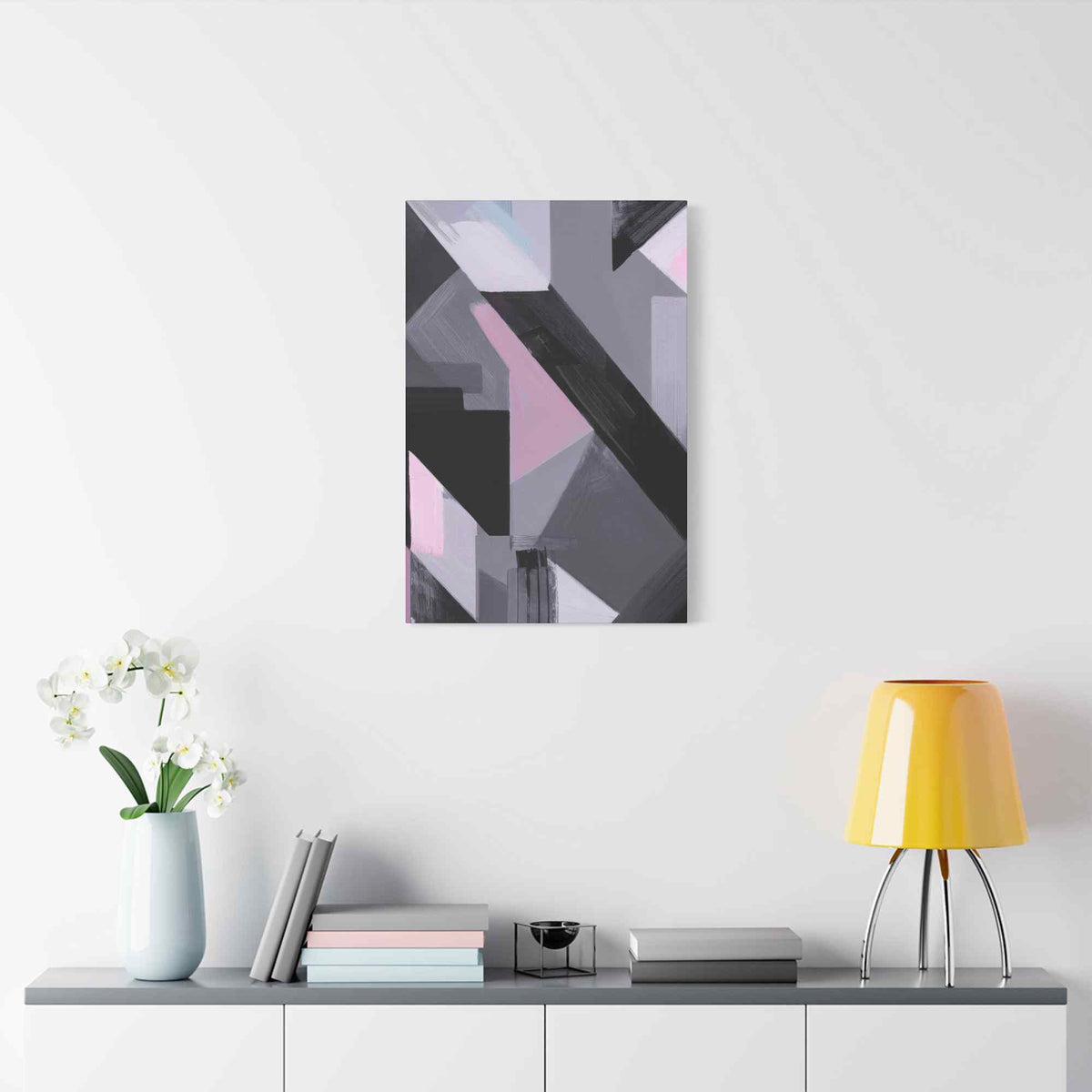 Abstract Geometric Painting Print Canvas 20x24,20x30,24x30 24x32,24x36,30x40 32x48,36x48,40x60 Pine-Wood Inner Frame ABS-45