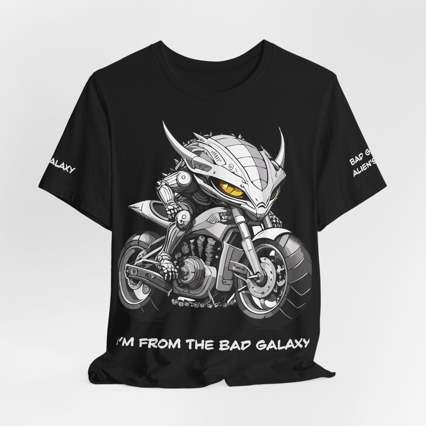 Alien Tee Shirt From Bad Galaxy 100 Percent Cotton Eco Friendly Inks Made In USA