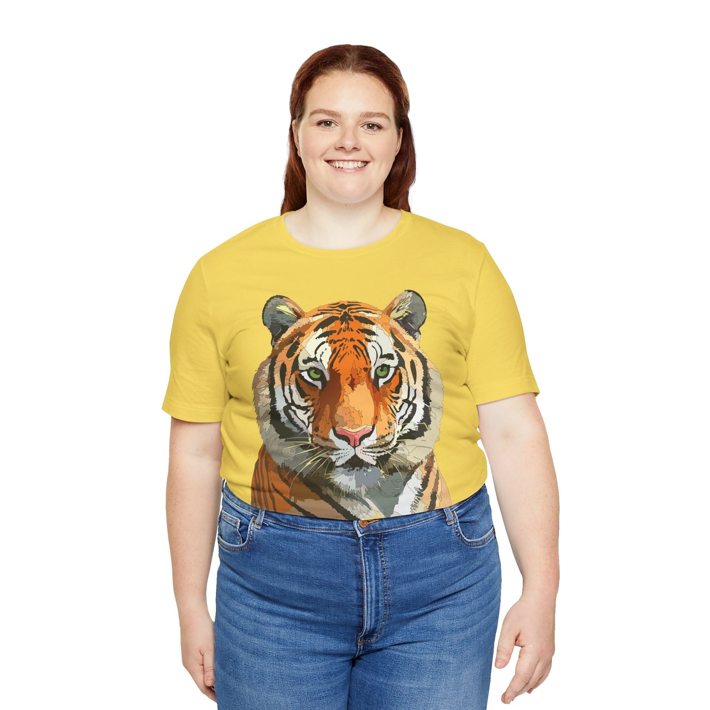 Unisex Animal Graphic Tee Shirt With Wildlife Art Design For Everyday Comfort Gildan 64000