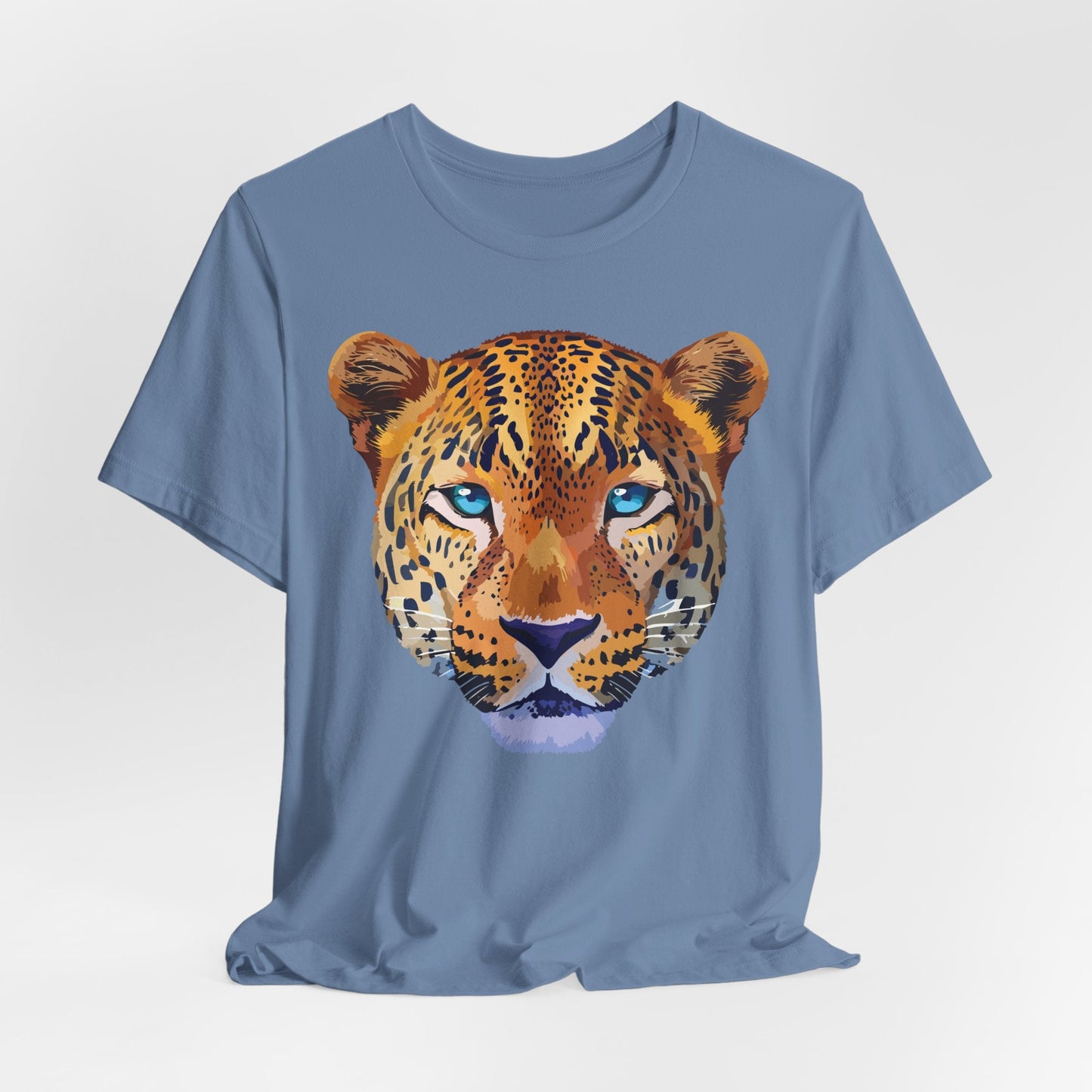 Unisex Animal Print Tee Shirt With Art Design Wild Animals Graphic Tee For Everyday Wear
