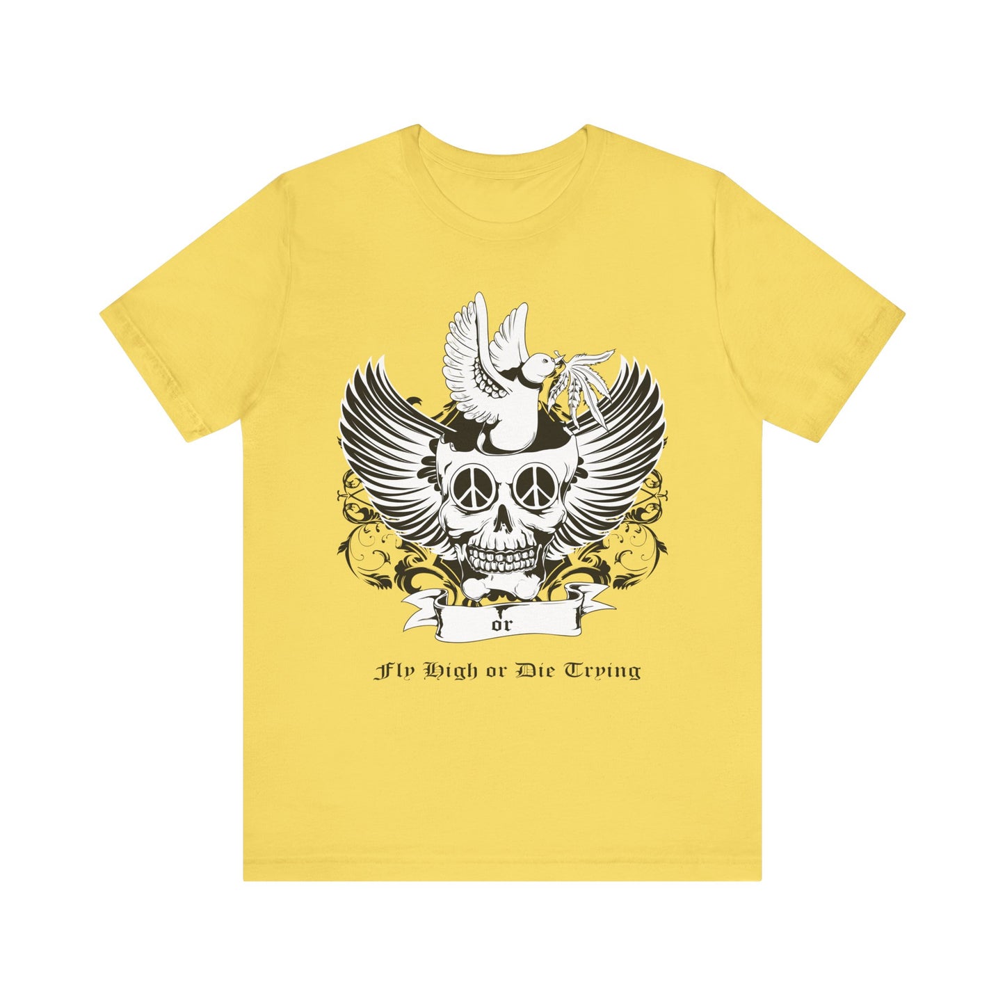 Bird Skull Graphic Design Tee, Skull Shirt, Vintage Tees, Art Design T-Shirt, Vintage Graphic Tee, Art Shirts with Skulls