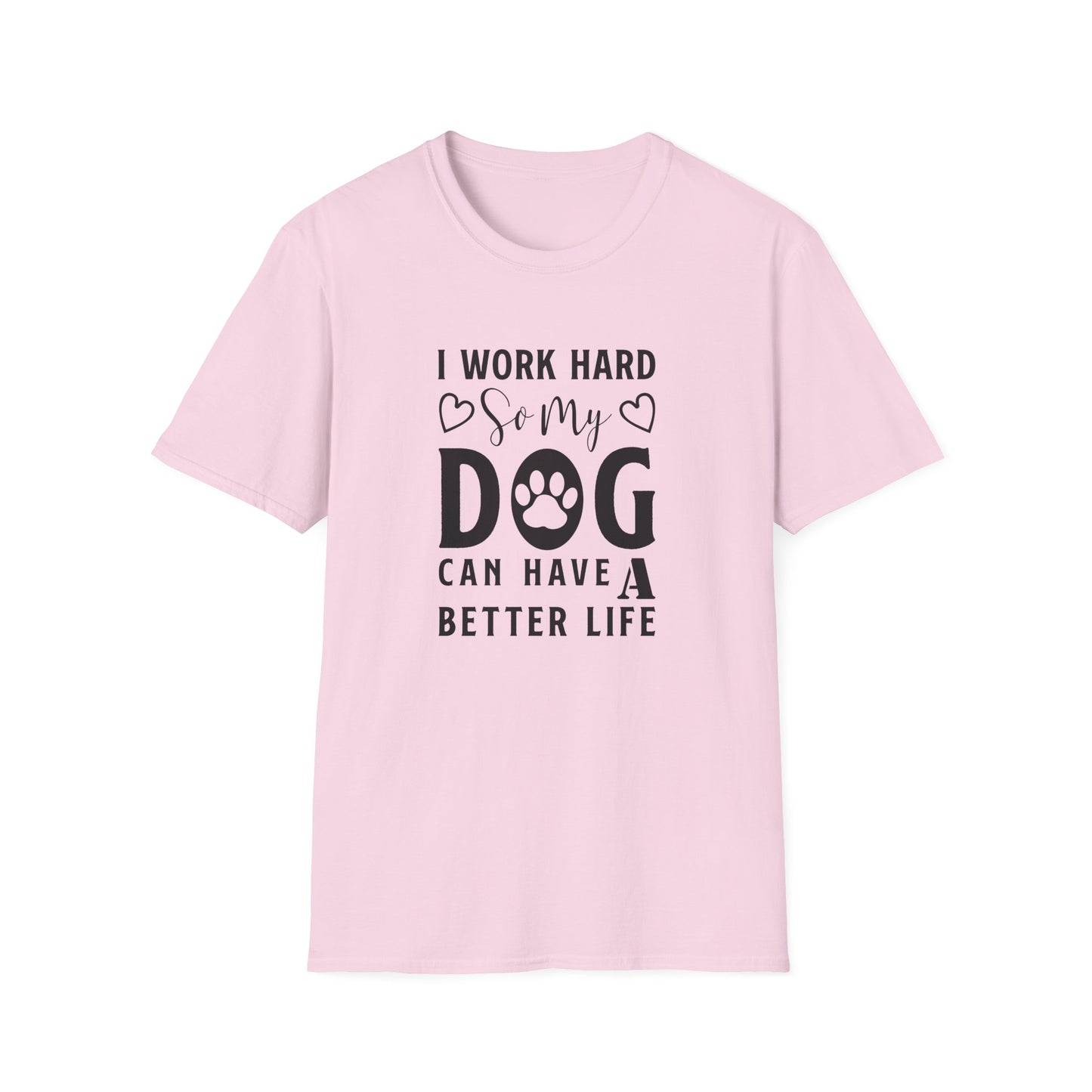 Funny Dog Lover Graphic Unisex Cotton T-Shirt Softstyle