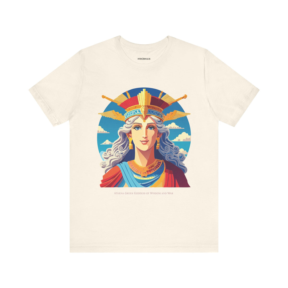 Goddess Graphic Unisex Cotton Bella+Canvas Tee with Athena