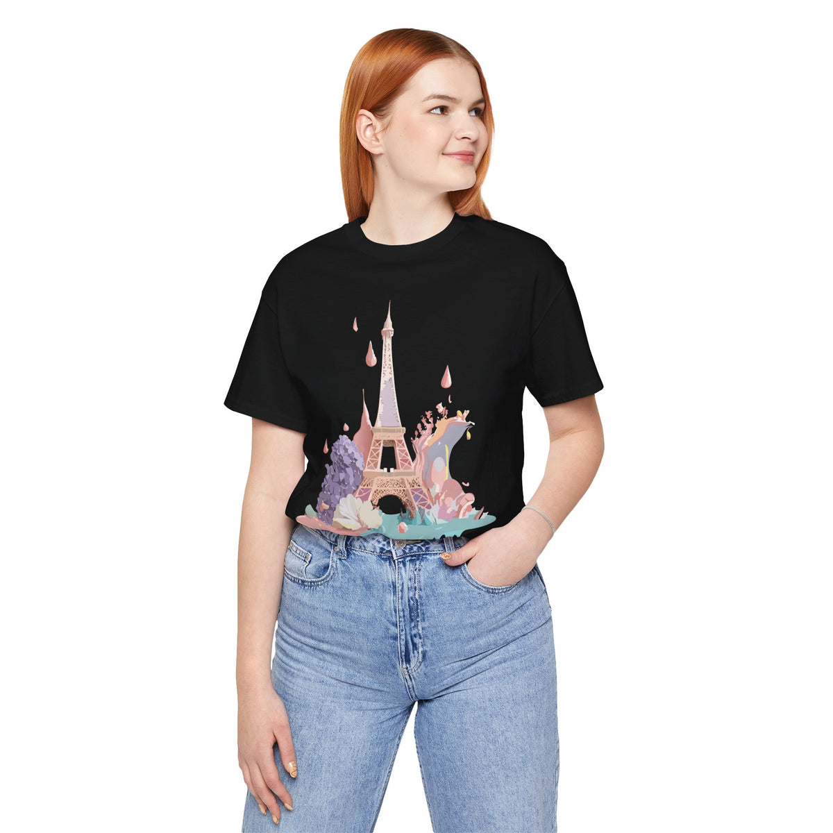 Unisex Cotton Bella+Canvas Tee with Paris