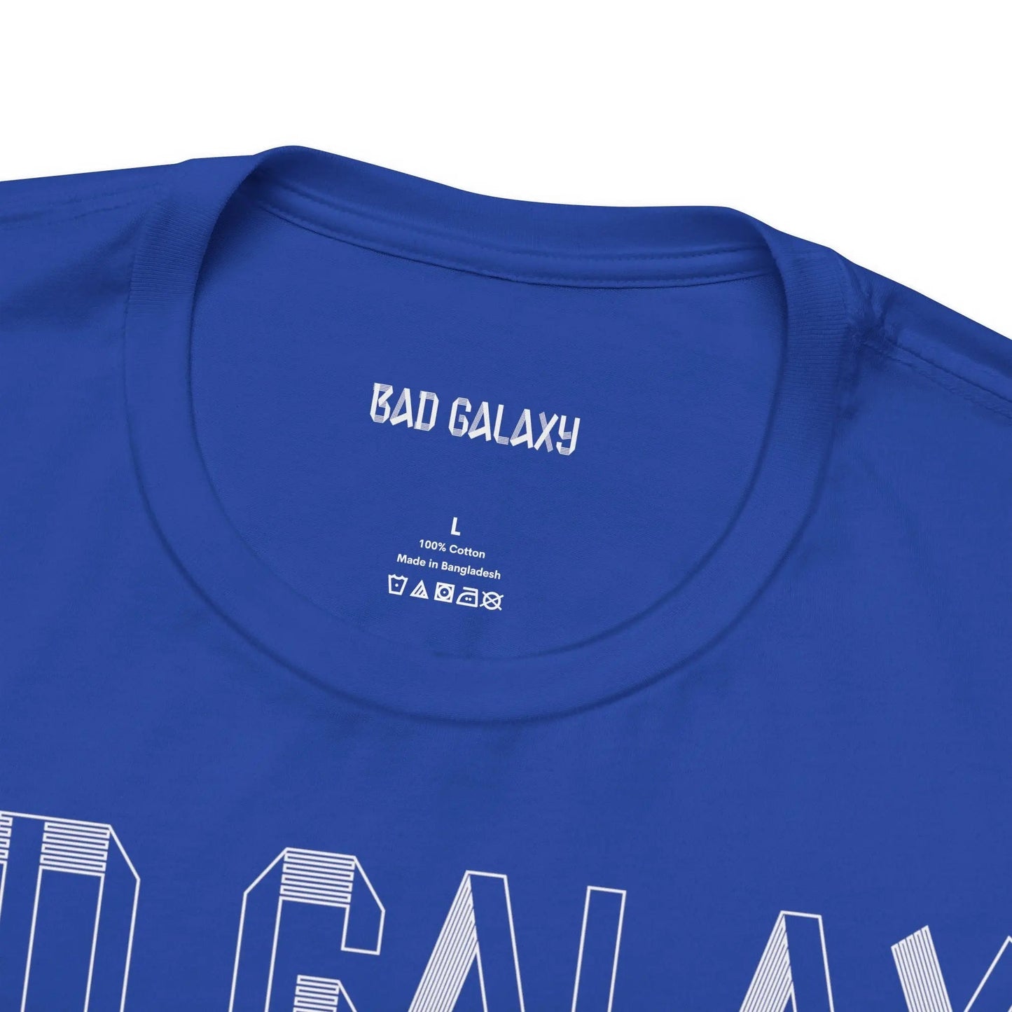 Tee Shirt With Alien From Bad Galaxy 100 Percent Cotton Eco Friendly Inks Made In USA